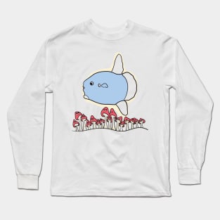 Mysterious Dance of Oceanic Luminescence Long Sleeve T-Shirt